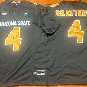 Adidas ARIZONA STATE SUN DEVILS CAM SKATTEBO JERSEY Men Sz M,L,XL,2XL NWT GIANTS
